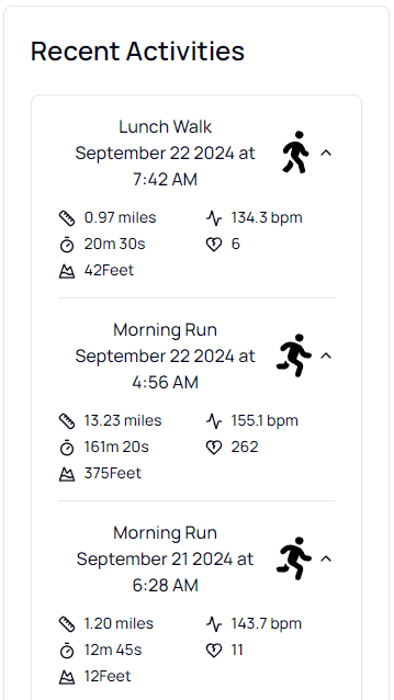 Activity Tracking